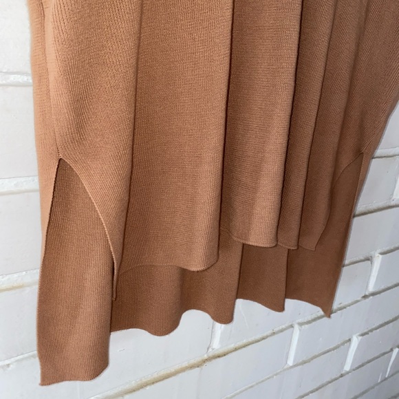 Brown Ribbed Sweater Vest - Picture 2 of 5